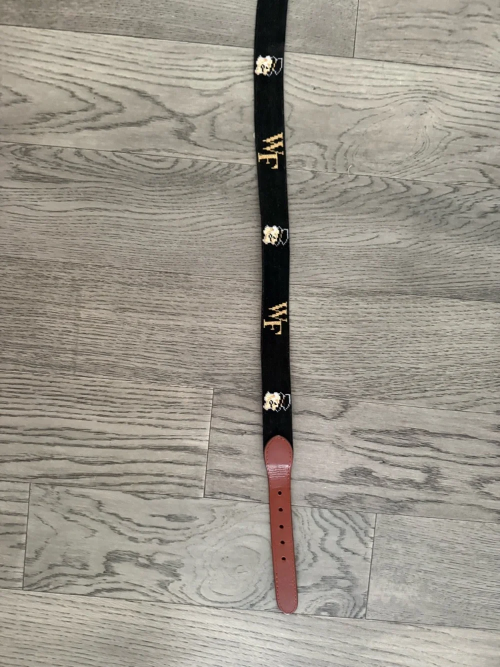 Smathers and Branson Needlepoint Wake Forest Belt